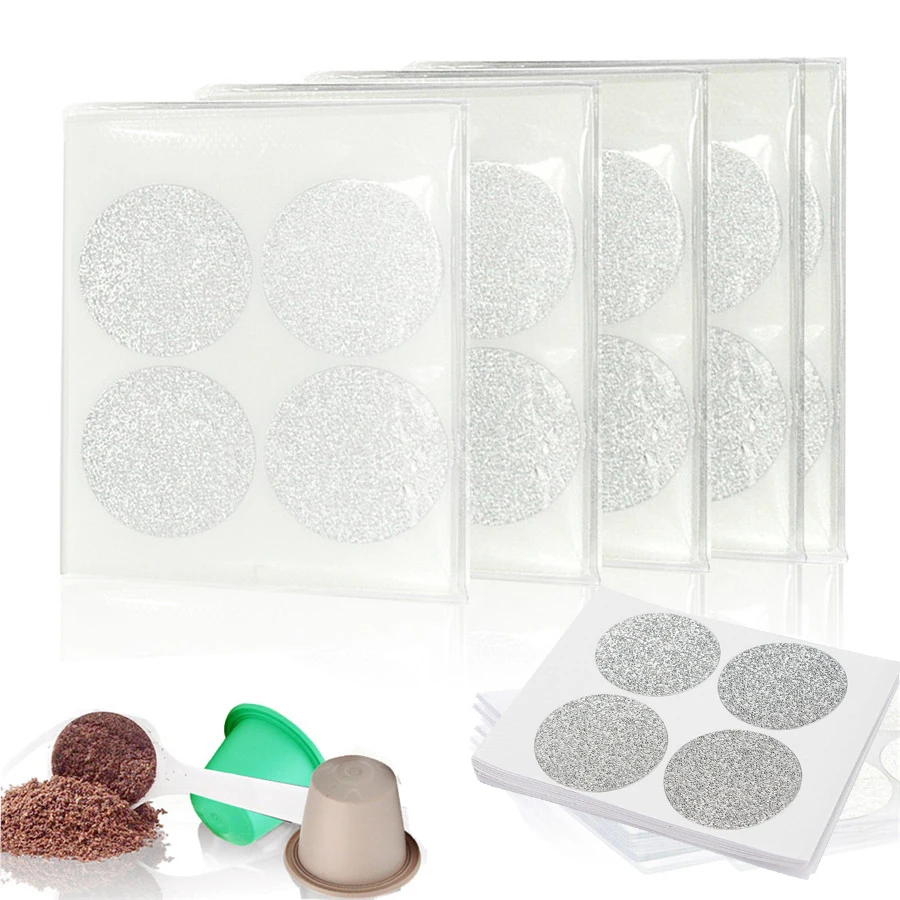 Nespresso совместимые капсулы для DIY кофе эспрессо 1000 шт пустые + наклейки крышки 5