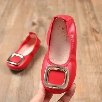 

Spring Summer girls shoes baby dough shoes kids casual shoes children shoes medal square buckle soft sole 1 to 14 yrs