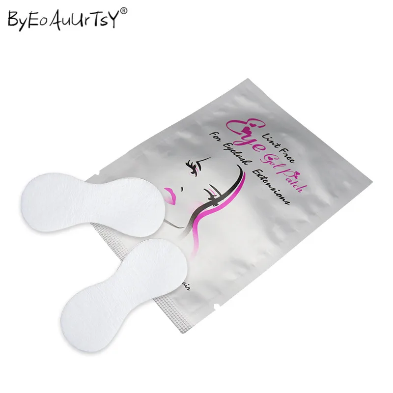 20 Pairslot Eyelashes Paper Patches Eye Pads Women Makeup Tools Eyelash Extension Lint Free                                     (9)