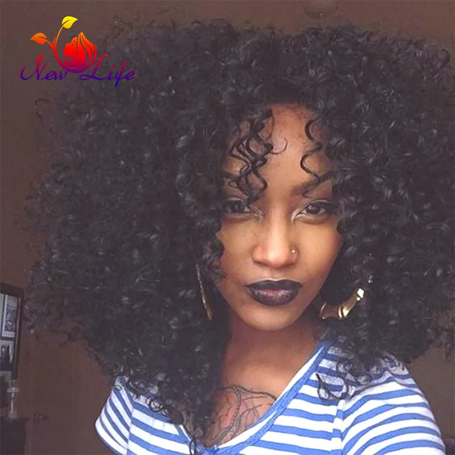African American Wigs Heat Resistant Synthetic Lace Front