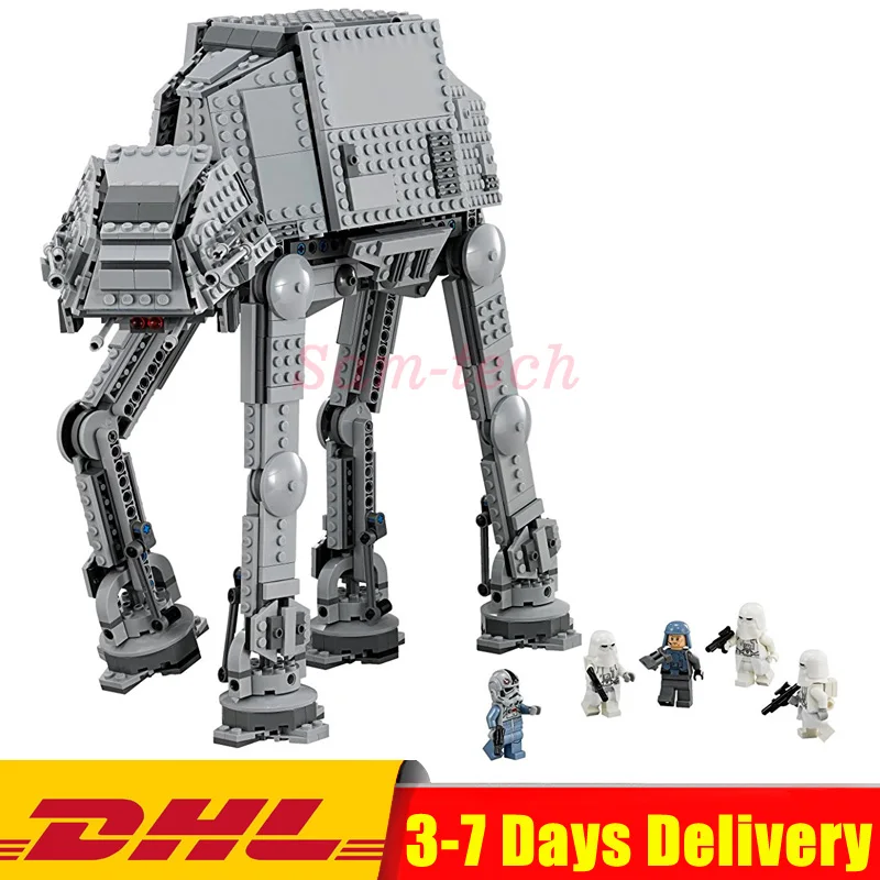 

In Stock DHL 05051 Star 1206Pcs Series Wars Force Awaken The AT-AT Transpotation Armored Robot lepin Building Blocks Bricks