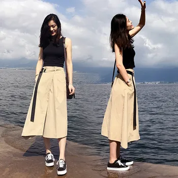

2 Piece Skirt Set Women Summer Beach Holiday Girl Clothing Set Long Female Black T Shirt and Skirt Two-piece Suit Ladies Outfits