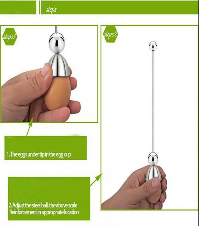 Новая нержавеющая сталь сырой яичной скорлупы Топпер открывалка для яиц кухонные инструменты-15