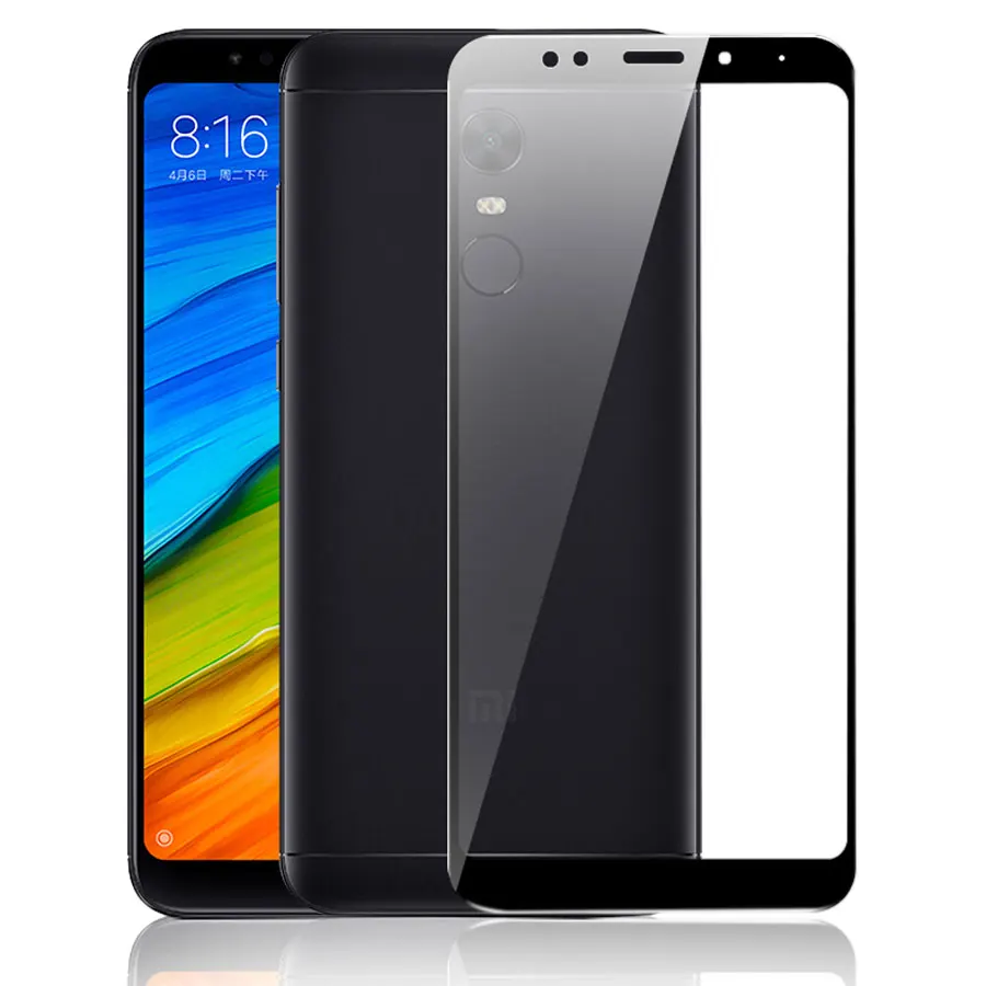 

2.5D 9H Full Cover Tempered Glass For Xiaomi Redmi 5 Screen Protector Film Full Coverage Protective Glass For Redmi 5 Plus