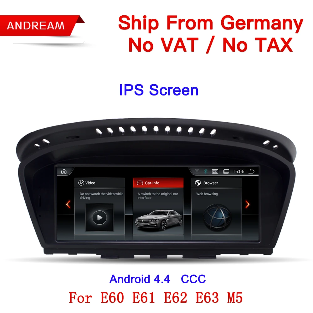 

Germany Free Shipping 8.8" Android Screen ID6 UI multimedia player For BMW Series 5 E60 E61 E62 E63 GPS Navigation EW963A-CCC