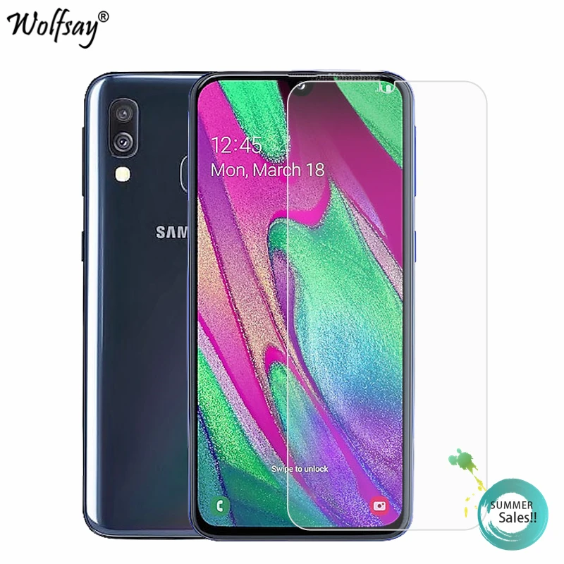 

2PCS Glass For Samsung Galaxy A40 Screen Protector Tempered Glass For Samsung Galaxy A40 Glass Phone Film For Samsung A40 Glass<