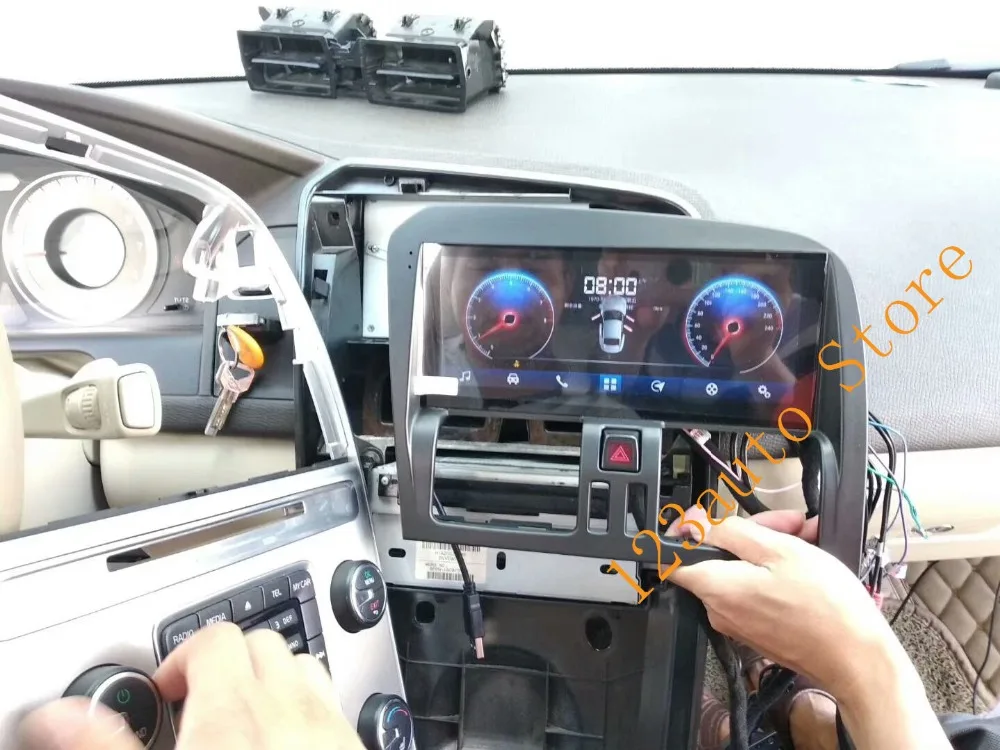 Автомобильный DVD плеер 8 дюйма Android 6 0 GPS навигация радио авто для volvo XC60 32 Гб ПЗУ