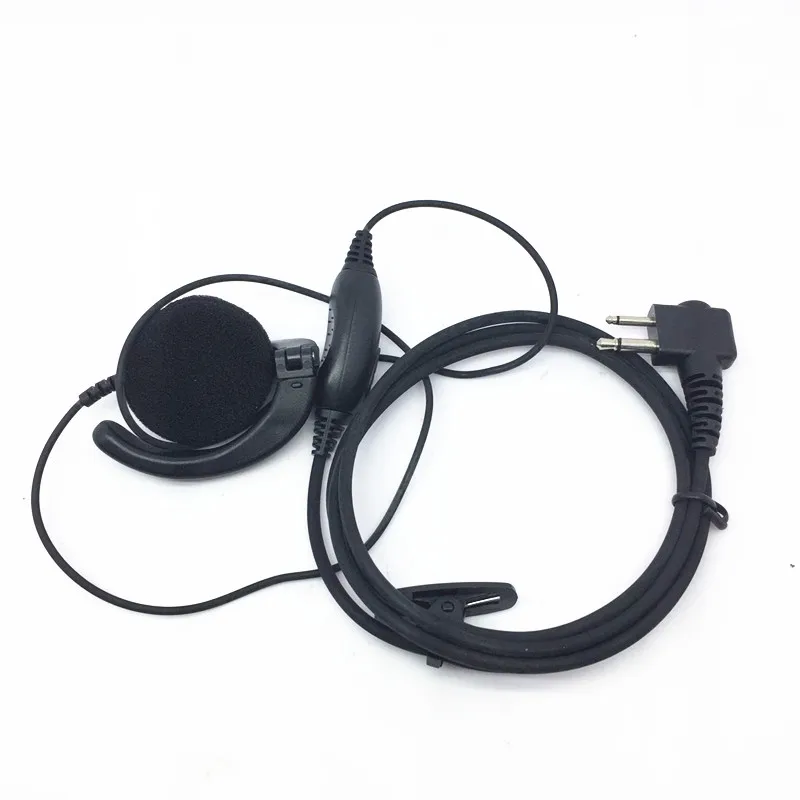 Черный G-наушники типа для Motorola GP2000, GP2100, GP300, GP308, GP68, GP88, GP88S, GP350 портативная рация - Цвет: Черный