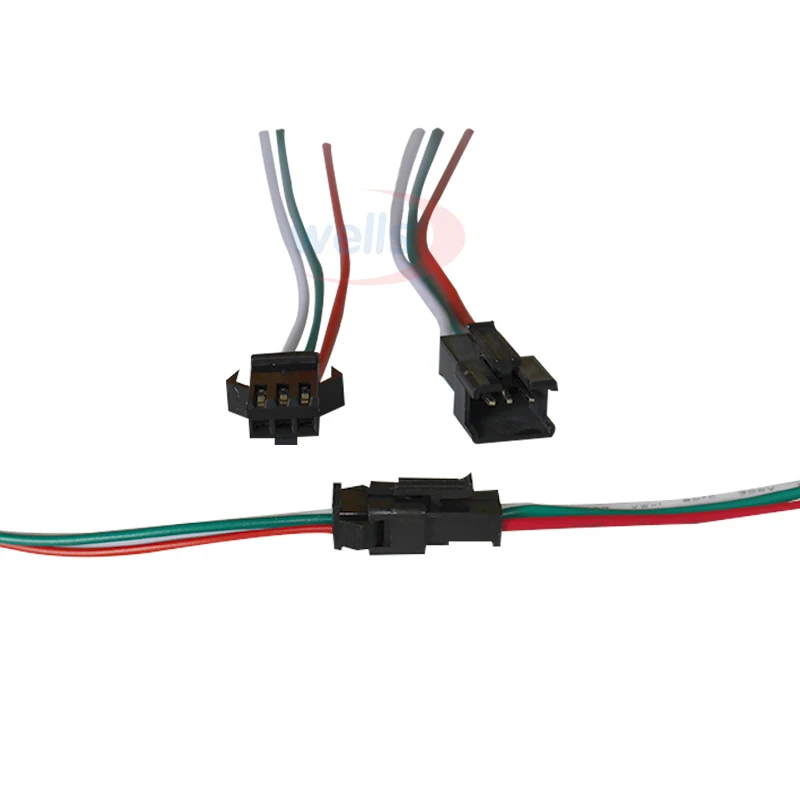 2pin 3pin 4pin 5pin JST светодиодный коннектор 1 пара ~ 100 пар мужской и женский для 3528 5050 WS2811