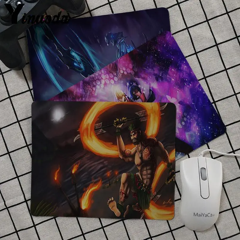 

Yinuoda 2018 New Draven League of legends Rubber Mouse Durable Desktop Mousepad NotebookAnti-Slip Best Choice Mouse Pad gamer