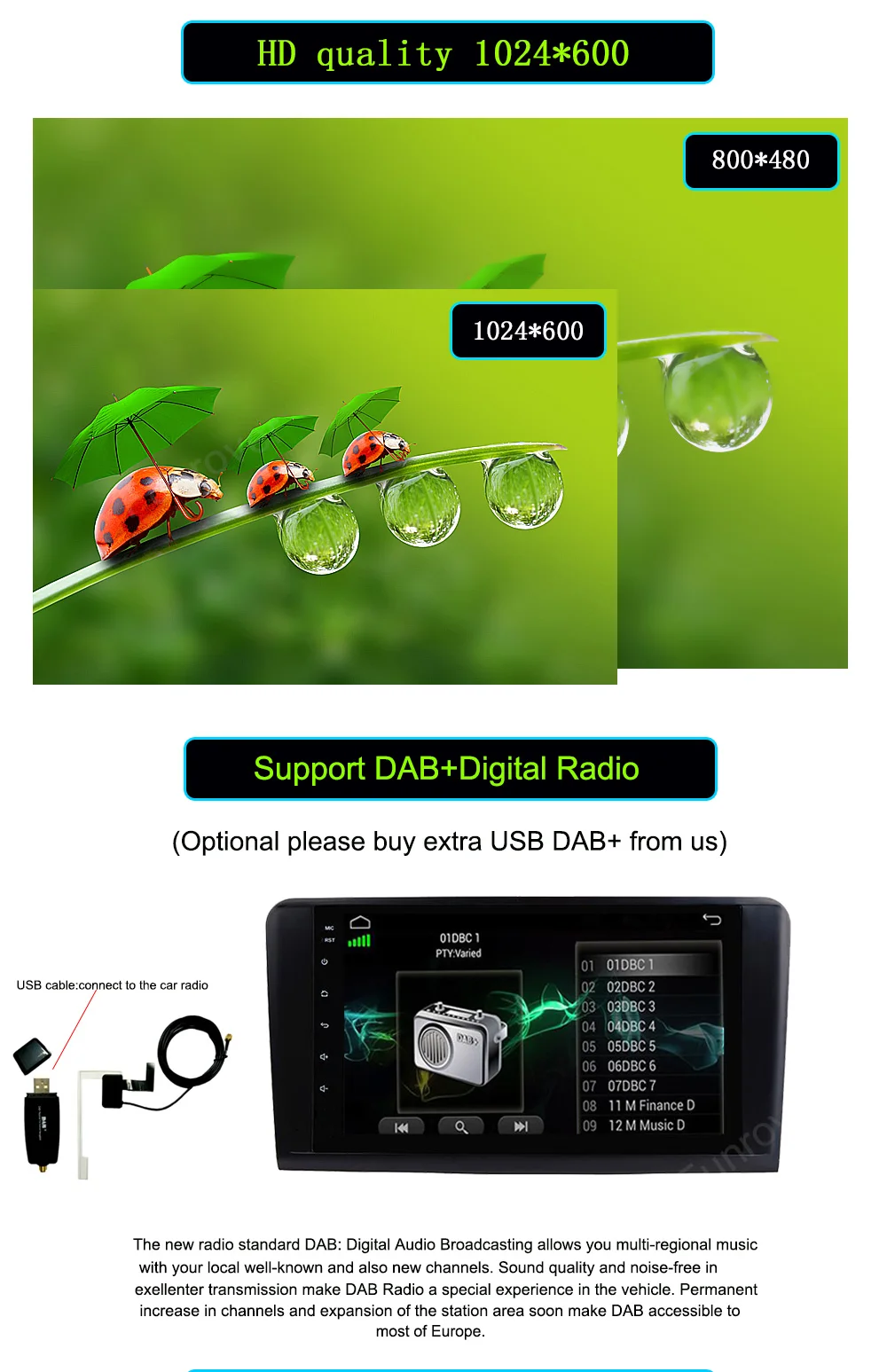 Clearance Funrover 2 din Car DVD GPS Player For Mercedes Benz ML W164 W300 ML350 ML450 ML500 GL X164 G320 GL350 GL450 GL500 car radio rds 8