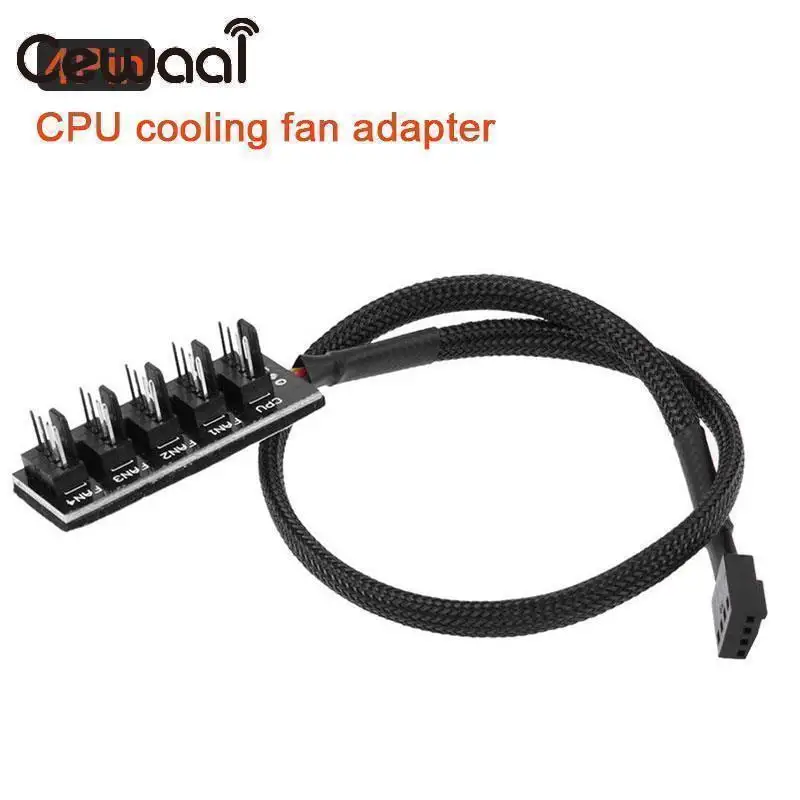 Разъем вентилятора разветвитель охлаждения Molex TX4 от 1 до 5 4 контактный компьютер