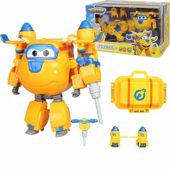 

Donnie-Deformation Robot Armor Super wings Robot Action Figures toy Super Wing Transformation robot Fire Engines Toys for gifts