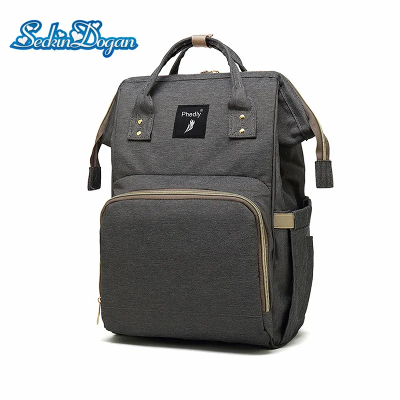 

SeckinDogan Baby Diaper Bag Multi-functional Diaper Backpack Waterproof Newborn Nursing Bag Large Capacity Nusing Bags