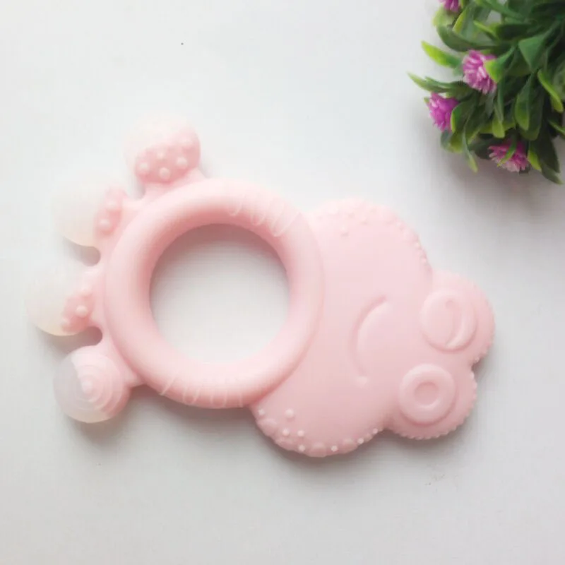 Silicone Teether Teething Baby Toys Teeth Baby Animal frog Massager Toys For Babies Dental Care Toothbrush        