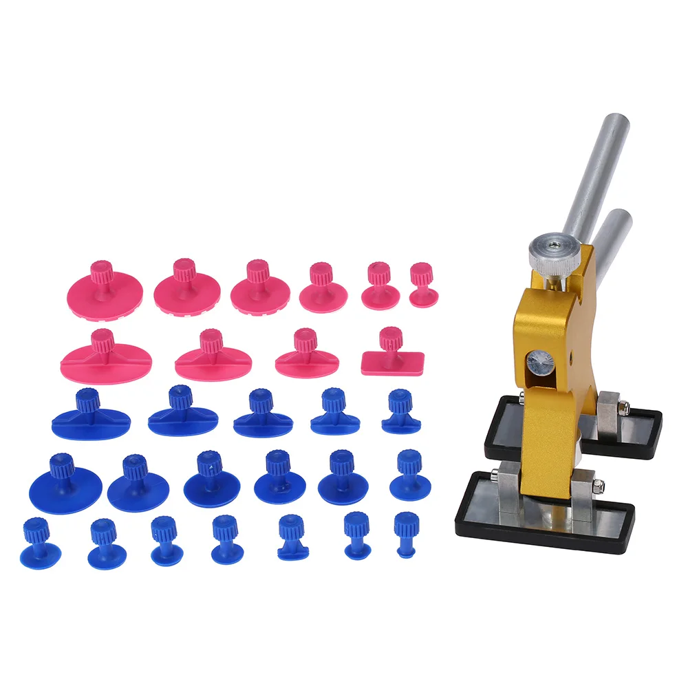 

Tools Kit Professional Hand Tool Sets High Quality Car Paintless Dent Repair Tools Set Gold Dent Puller Glue Tabs
