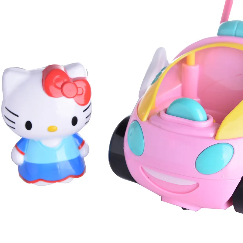 RC Hello Kitty Remote Control Car Minions Doraemon Electric With Music