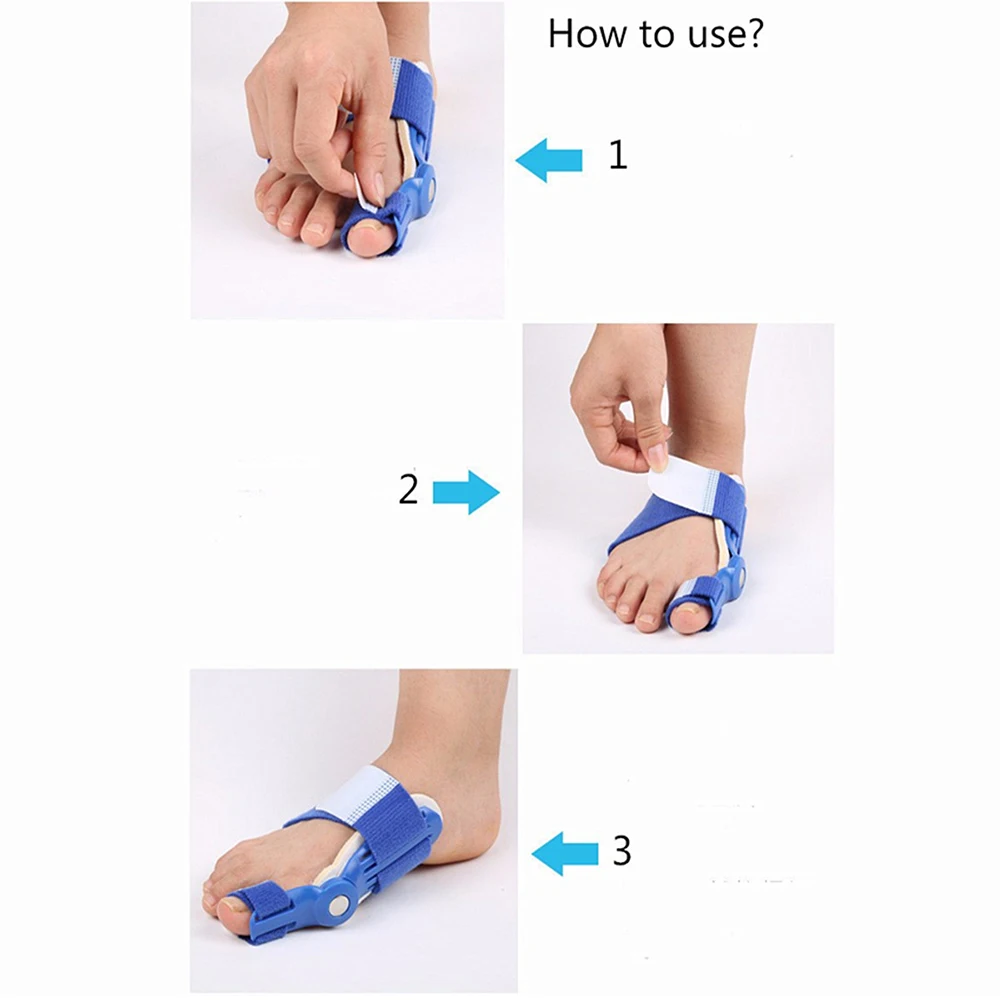 1 пара ортопедические корректоры большого пальца ноги|big toe|toe supportfoot thumb |