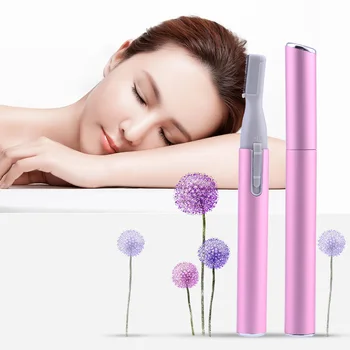 

2Pcs Electric Eyebrow Shaver Face Eyebrow Hair Remover Clipper Razor Instant Painless Portable Epilator Shaving Eyebrow Trimmer