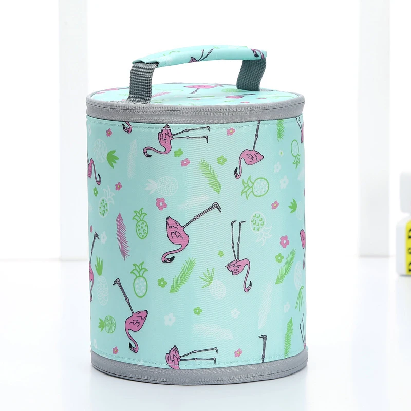  Creative Outdoor Portable Large Capacity Aluminum Foil Round Lunch Box Package Home Kitchen Insulat - 32962347641