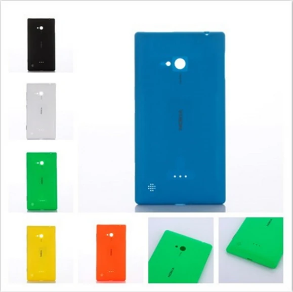 100% Подлинная Корпус Для Nokia Lumia 720 оригинал Задняя Крышка батареи Case Nokia720 С Боковой