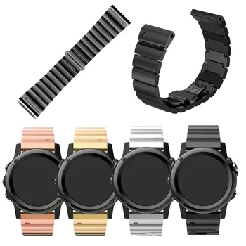 

Stainless Steel Metal Strap for Garmin Band Metal Band for Garmin Fenix3 HR Replacement Band Watch Accessory with Metal Clasps