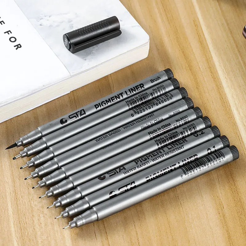 Фломастеры на водной основе водостойкие 04301|pen stationery|gel penpen gel pen |