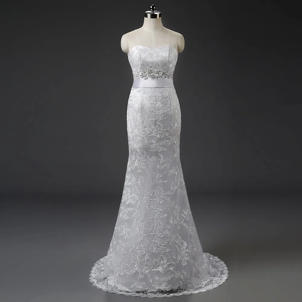 2018 New Real Sample Cheap Wedding Dresses Under 100 White Lace