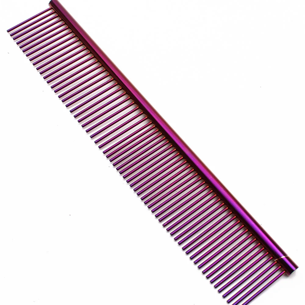 7 дюймов нержавеющей гравировки логотип фиолетовый Уход Набор расческа прямые ножницы филировочные вверх и вниз изогнутые ножницы Pet ножницы C3002