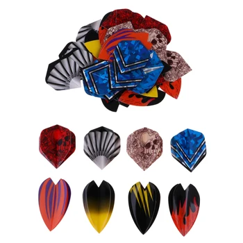 

60/54 Pcs Long Life Standard PET 3D Print Dart Flights Darts Tails Accessories Equipment Supplies for Dart Games