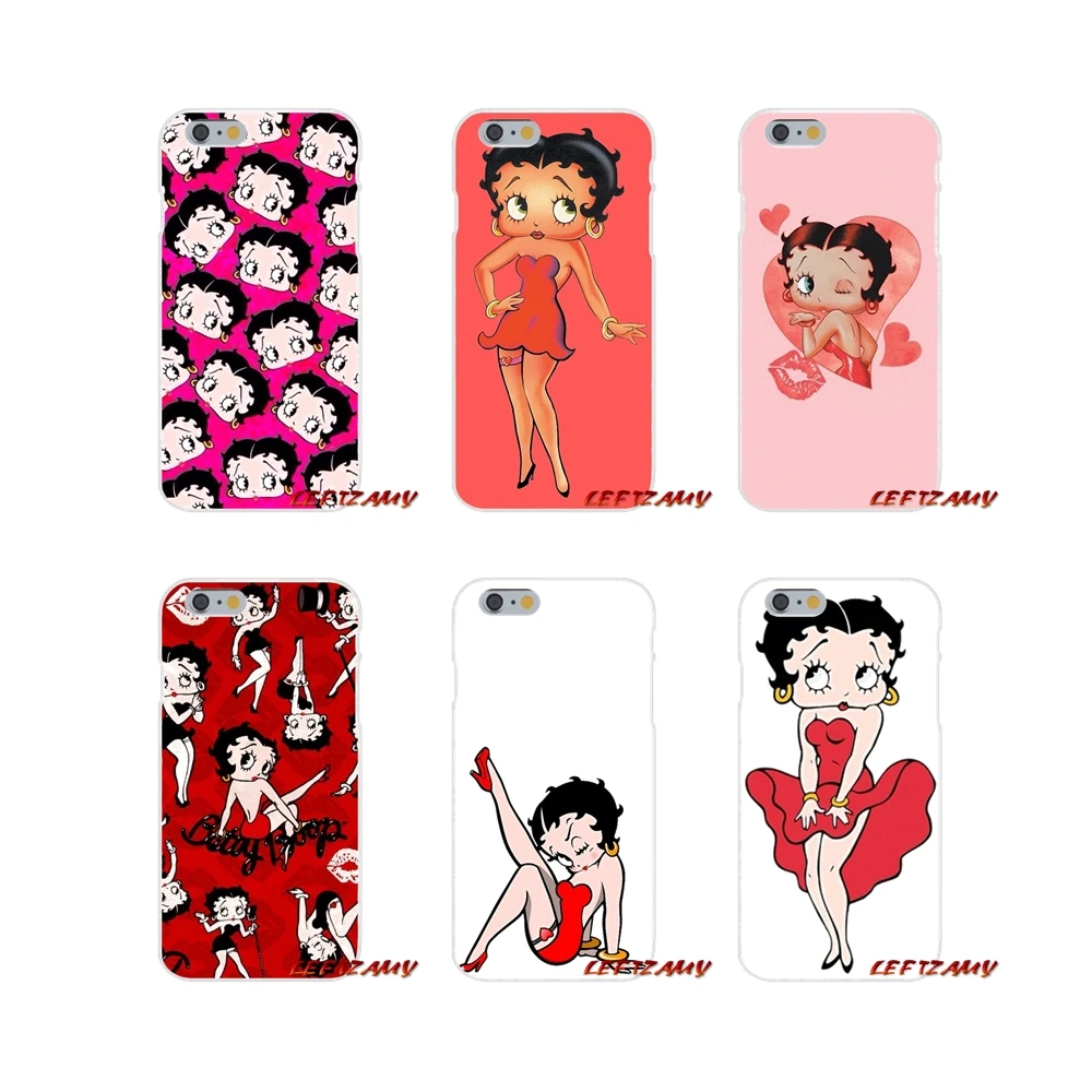 Аксессуары чехлы для телефонов Чехлы iPhone X XR XS MAX 4 4S 5 5S 5C SE 6 6S 7 8 Plus Betty Boop | Мобильные