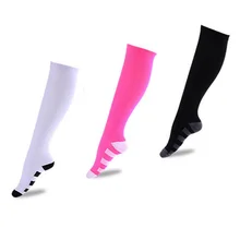 1 пара Компрессионные носки восстановления мышц увеличивает циркуляцию варикозное расширение вен эластичные носки открытый Виды спорта бег обувь