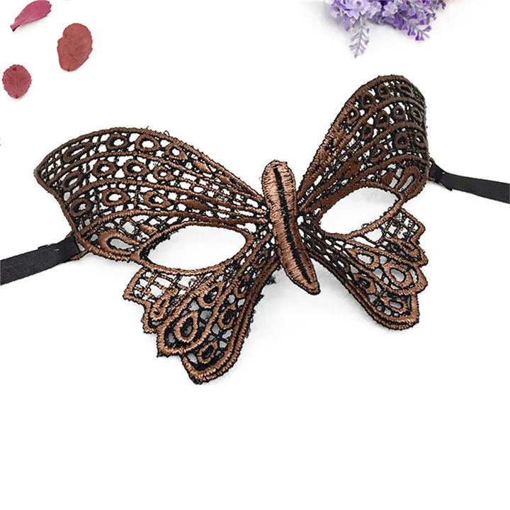 4 Lace Mask For Women Party Decorations Adult Multicolor Sexy Half Face Masks  Masquerade Halloween Mask Party Supplies
