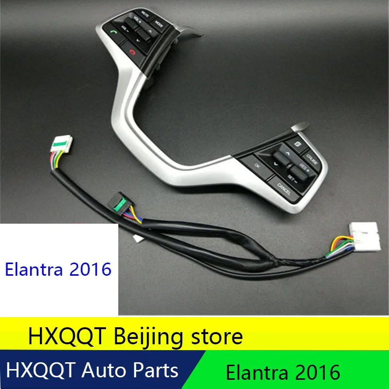 Кнопки управления круиз контролем на руль для Elantra 2016 управление громкостью