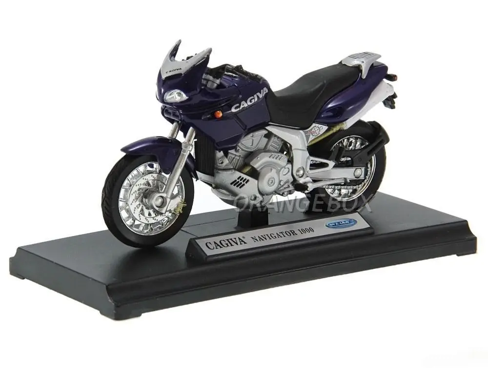 

Welly 1:18 CAGIVA NAVIGATOR 1000 Motorcycle Bike Model Toy New In Box