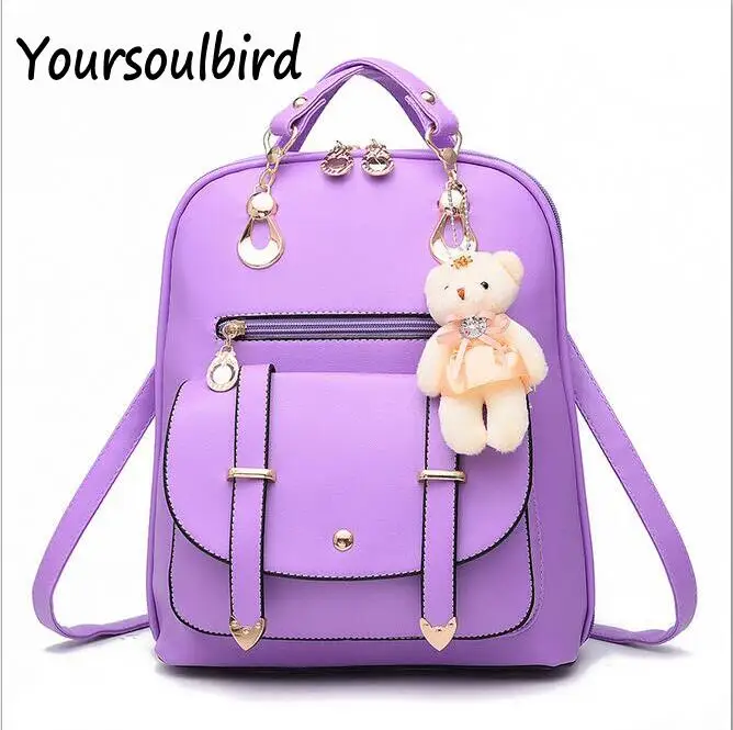 2017 new backpack backpack fashionista new spring and summer fashion leisure Korean women students Famous Brands