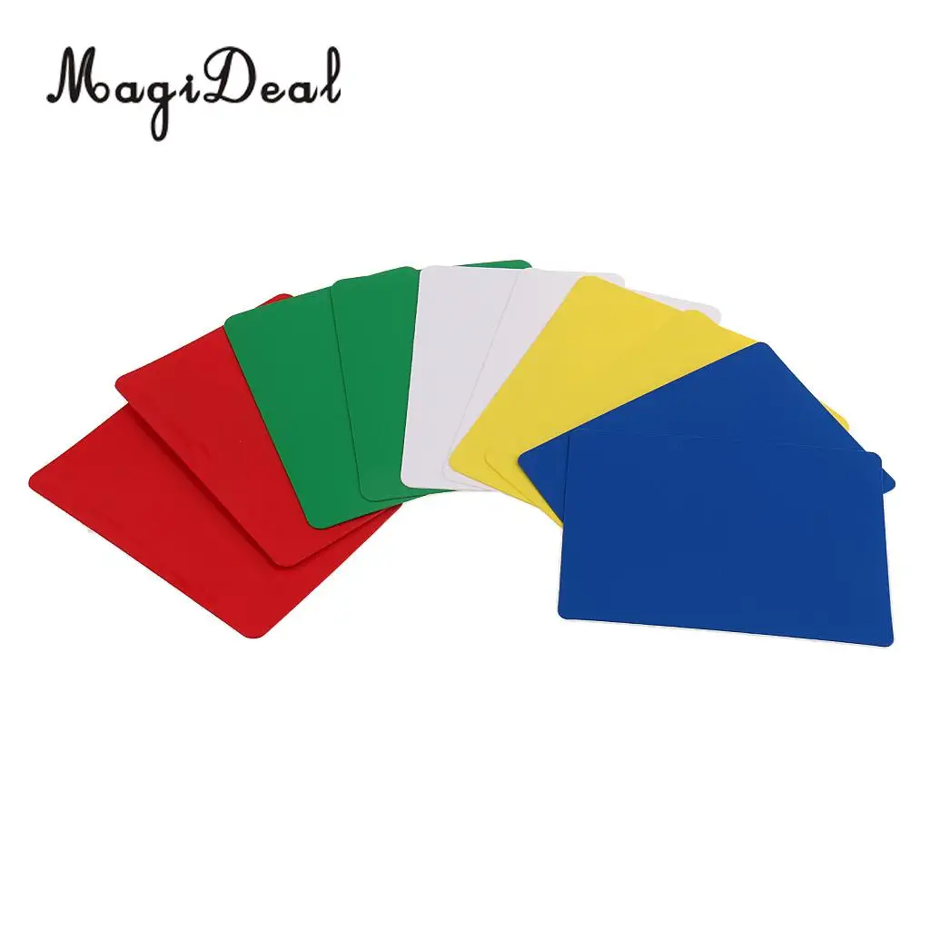 MagiDeal Novelty 10Pcs Poker Size Cut Cards Mutil for Poker Blackjack Games Casino Games Props Pub Club Party Collectable Gifts