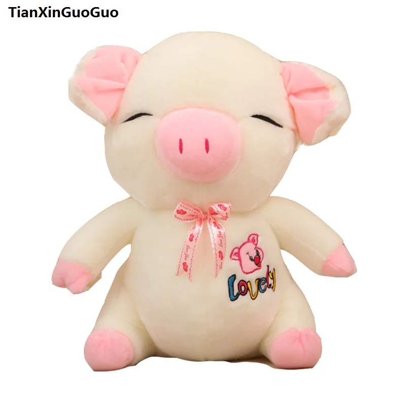 

large 60cm lovely pig plush toy cartoon love pig soft doll throw pillow birthday gift s0617