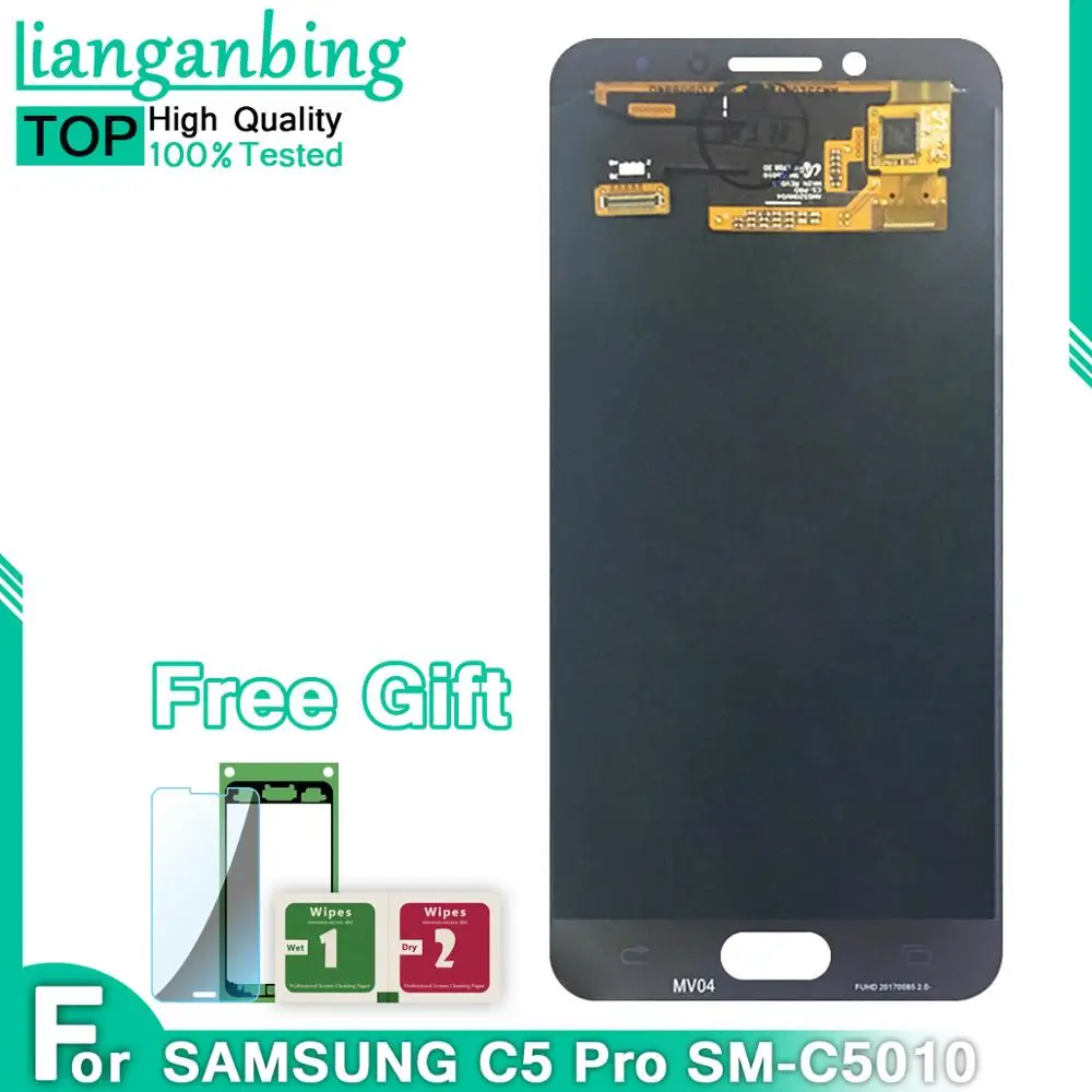 5 2-дюймовый дисплей для SAMSUNG GALAXY c5 pro c5010 ЖК-дисплей сенсорный экран дигитайзер в