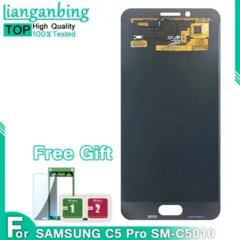 

5.2 inch Display For SAMSUNG GALAXY c5 pro c5010 LCD Display Touch Screen Digitizer Assembly Replacement parts Free Shipping