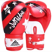 Hombres Mujeres Estrellas Guantes De Mma Sanda Marcial Muay Thai Boxe De Luva de lucha bolsa de Arena de Entrenamiento Deportes Equipo Rojo Azul colores