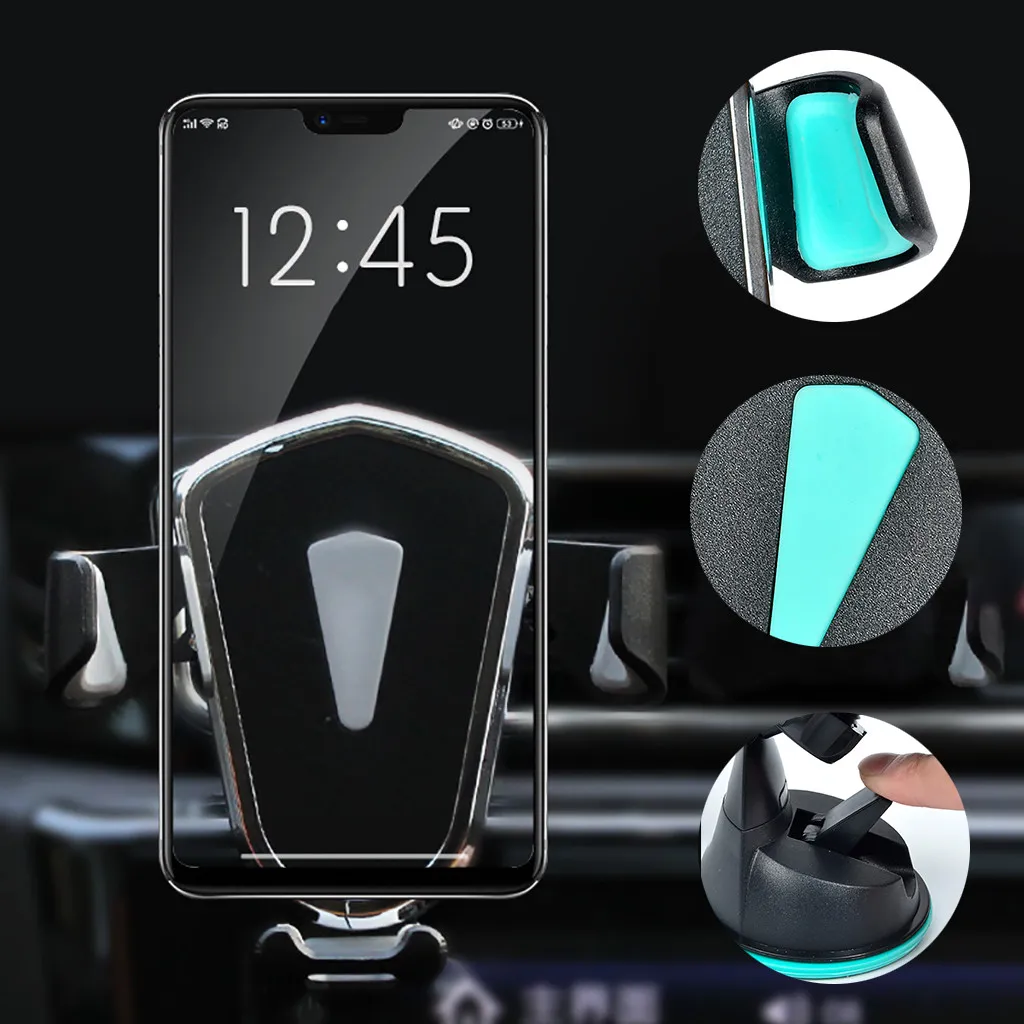 Гравитационный Автомобильный держатель для телефона в автомобиле для iPhone X XS 8 7 для Xiaomi Air Vent Mount Stand универсальный смартфон# YL1