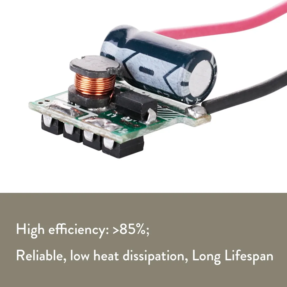 10 шт. светодиодный драйвер постоянного тока лампы питания 280mA 300mA 3 Вт 4 Вт 5 Вт 7 Вт изолирующий трансформатор освещения 85-265 в
