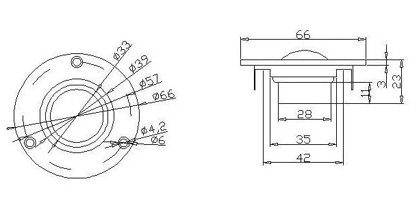 Новинка 2,5 дюймов 66 мм 6Ohm 8Ohm 15 Вт HIFI шелковая пленка высокочастотный твитер домашний аудио автомобильный модификация ВЧ динамик стерео громкий динамик