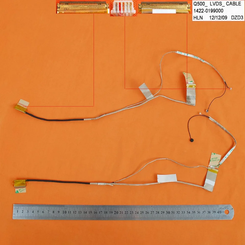 Новый ЖК кабель для ноутбука Asus Q500 Q500A 1B 40pin ORG PN:1422 0199000 разъем LVDS