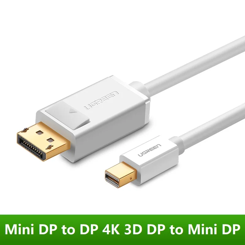 

Mini DP to DP Cable Mini Displayport to Displayport DP to Mini DP Cable Support 4K*2K 3D MD105