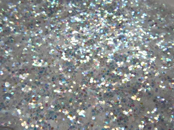 

2mm Colorful White Sequin Pattern Glitter