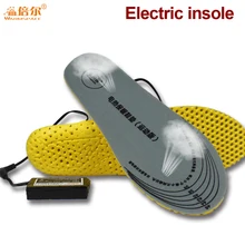 Electric Heating Insoles with 2*3600MAH Battery Operated Damping Breathable Sports Insoles for Winter Outdoor Gear