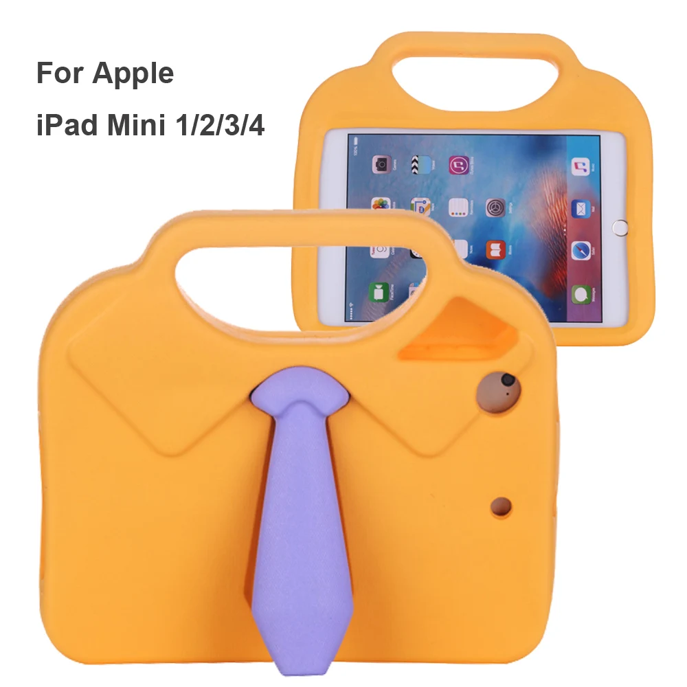Для Apple iPad Mini1/2/3/4 Чехол мужчин галстук Обложка Дети не токсичен пены EVA детские