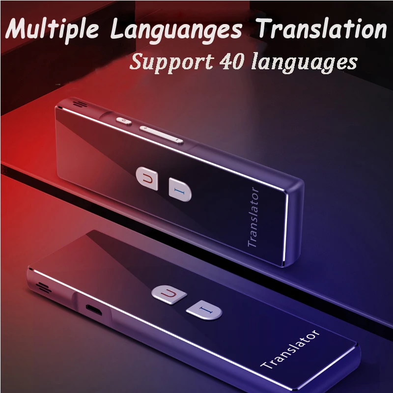 T6 смарт-переводчик Bluetooth карманный многоязычный переводчик в режиме реального времени